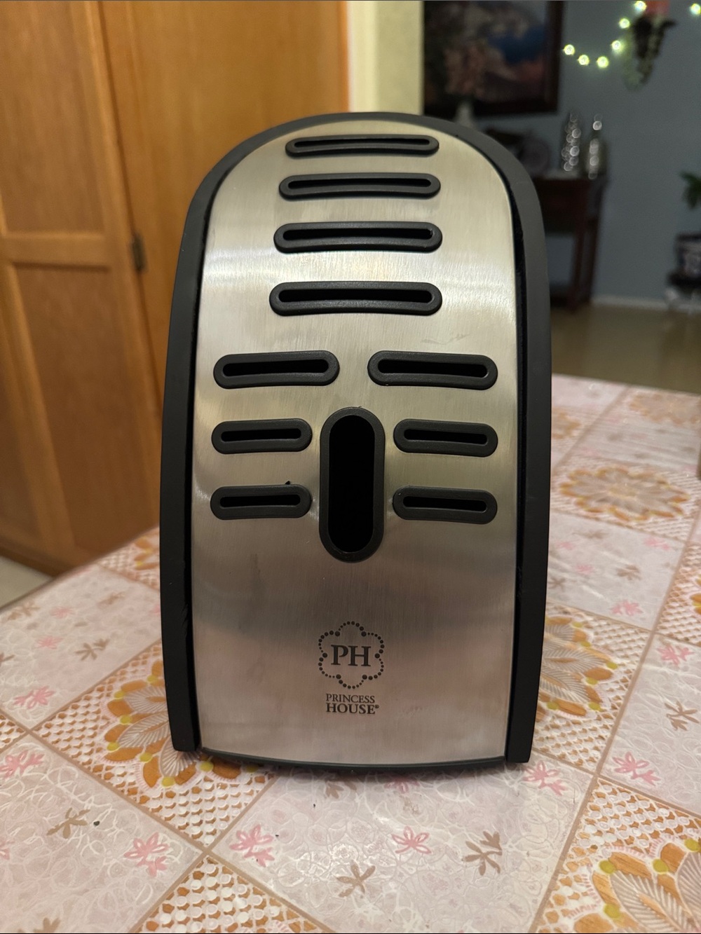 Princess House Silver and Black Portable Speaker